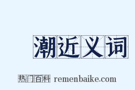 風潮近义词是什么意思的图片